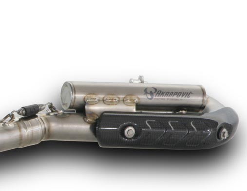 Akrapovic Krümmerbögen- Titan ohne Hülsen & Flansche, mit Expansionskammer