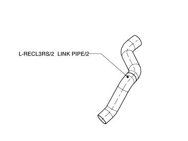 Akrapovic Verbindungsrohr (hinten) aus Edelstahl- V4A