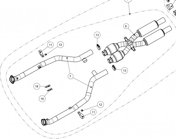 Akrapovic LINKPIPE SET BMW M3 (E90), M3 (E92, E93)