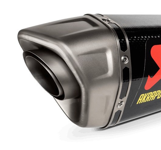 Akrapovic Endkappenset für V4A/Titan Dämpfer inkl. Nietband & Edelstahl- V4A Niete