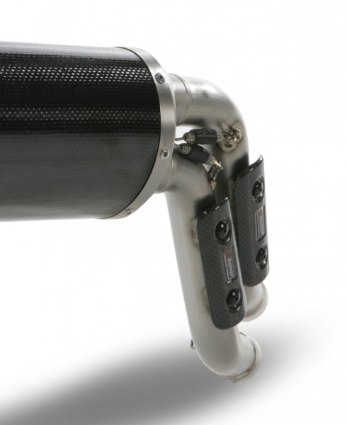 Akrapovic Carbon Hitzeschild Set mit Anbaumaterial DUCATI Monster S2R/S2R 800/S4R