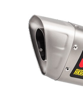 Akrapovic Endkappenset für V4A/Titan Dämpfer inkl. Edelstahl- V4A Niete