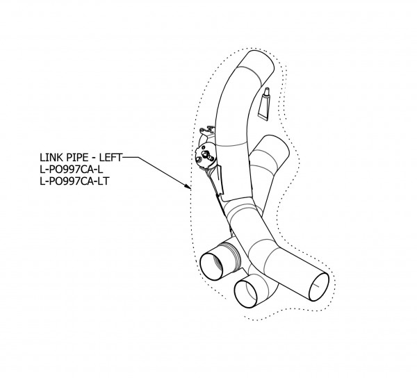 Akrapovic LINKPIPE für die Linke Seite