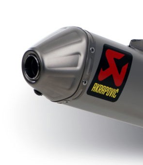 Akrapovic Endkappenset für V4A/Titan Dämpfer inkl. Nietband & Edelstahl- V4A Niete