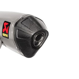 Akrapovic Endkappenset für V4A/Titan Dämpfer inkl. Nietband & Edelstahl- V4A Niete