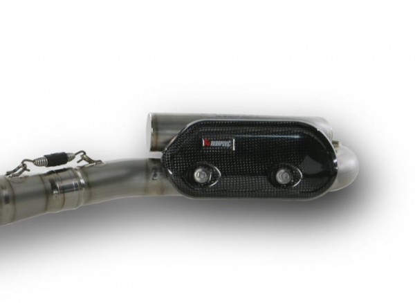 Akrapovic Krümmerbögen- Edelstahl- V4A ohne Hülsen & Flansche, mit Expansionskammer