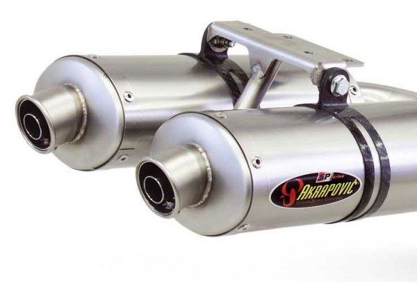 Akrapovic Auspuffdämpfer (ohne Anbaumaterial), linke Seite