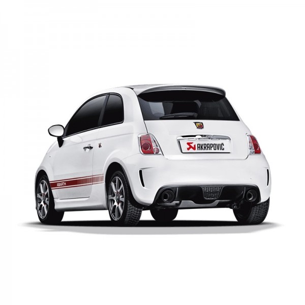 Akrapovic Auspuff Slip-On Edelstahl ABARTH 500/C (1.4 16V T-Jet)