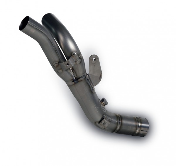 Akrapovic Zwischenrohr Evo-2- 4-2-2, Titan, mit Lambda, 50mm Anschluss