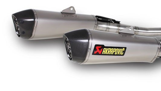 Akrapovic Auspuffdämpfer (ohne Anbaumaterial), linke Seite