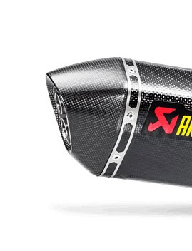 Akrapovic Endkappenset für Carbon/Black Dämpfer inkl. Nietband & Edelstahl- V4A Niete