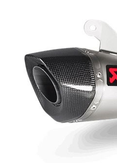 Akrapovic Endkappenset für V4A/Titan Dämpfer inkl. Nietband & Edelstahl- V4A Niete