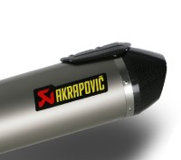 Akrapovic Carbon Hitzeschild mit Anbaumaterial