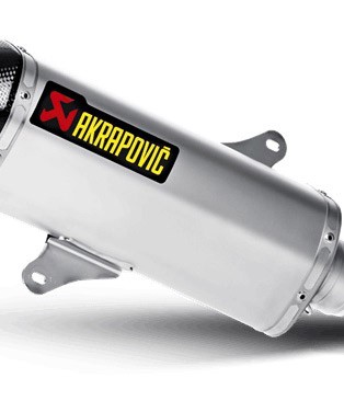 Akrapovic Hüllenkit Edelstahl- V4A Hülle, Nietbändern, Edelstahl- V4A Niete, Aufkleber