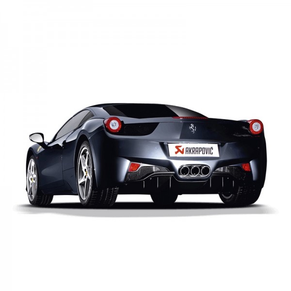 Akrapovic Auspuff Slip-On Titan FERRARI 458 Spider 10-14