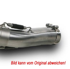 Akrapovic Zwischenrohr Slip-on- Titan, linke Seite, 52mm Anschluss