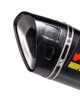 Akrapovic Endkappenset für Carbon/Black Dämpfer inkl. Edelstahl- V4A Niete