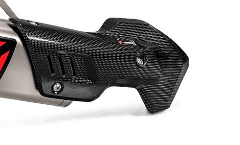 Akrapovic Carbon Hitzeschild ohne Anbaumaterial DUCATI Multistrada 1260