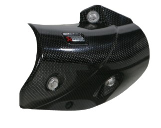 Akrapovic Carbon Hitzeschild mit Anbaumaterial KAWASAKI Ninja ZX 10 R 11-15