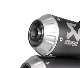 Akrapovic Endkappenset für V4A/Titan Dämpfer