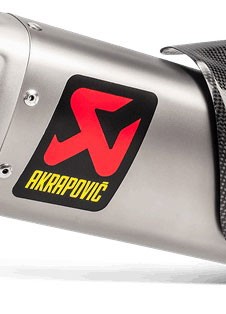 Akrapovic Hüllenkit Titan Hülle, Nietbändern, Edelstahl- V4A Niete, Aufkleber