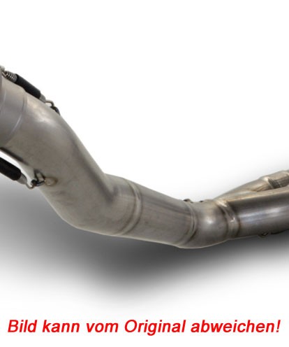 Akrapovic Zwischenrohr Racing- 4-2-1, Edelstahl- V4A, 60mm Anschluss