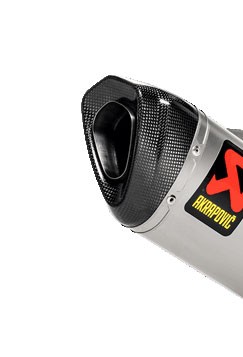 Akrapovic Endkappenset für V4A/Titan Dämpfer inkl. Nietband & Edelstahl- V4A Niete