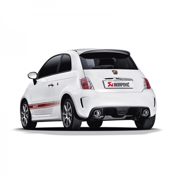 Akrapovic Auspuff Slip-On Edelstahl ABARTH 500/C (1.4 16V T-Jet)